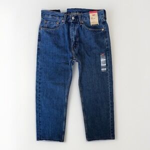NWT Levi's 505 Regular Fit Jeans Mens 32x30 (Fits 31x24.5) Dark Wash Straight